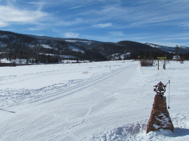 Snow Mountain Ranch in der Nähe von Granby, Colorado, wo wir gerne Skilanglauf machen.